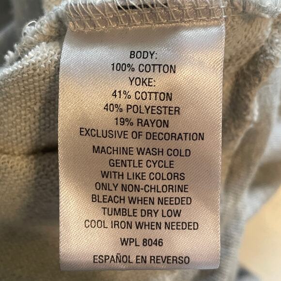 Style & Co Boho Sweatshirt Womens XL Western Boho Slouchy Cotton Lounge **FLAW - Picture 5 of 9